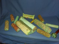 Almost antique paint rollers tools together as shown in the pictures