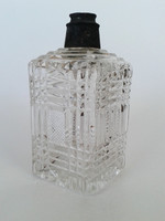 Régi vintage kristály parfümös kölnis üveg