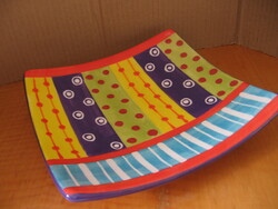 African colorful ceramic bowl kapula