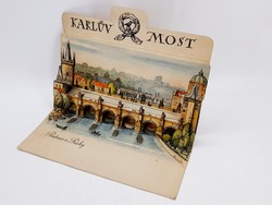 Térbeli Prága képeslap