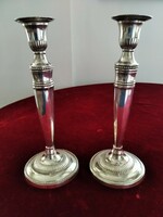 Extremely elegant pair of candle holders