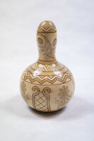 Antique Zsolnay thief shaped vase, unmarked