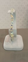 Opál + lápiszlazuli karkötő