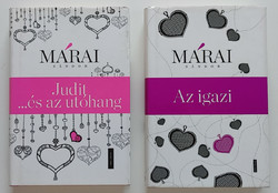 2 Mára Sándor books in one, the real one, Judit and the afterword