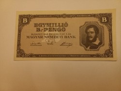 1946-os 1000000 B.- Pengő aUNC