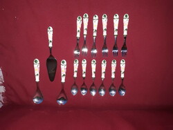 Villeroy & Boch porcelain handle wild rose cutlery