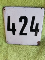 424 Enamel Plate