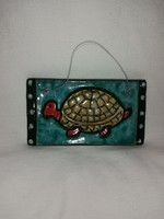 Wall ceramic with turtle