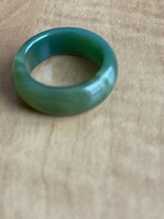 Mineral ring maybe jade.