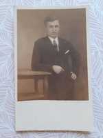 Old man photo vintage photo postcard