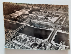 Old postcard 1954 paris paris photo postcard
