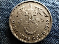 Németország Horogkeresztes .625 ezüst 2 birodalmi márka 1937 F (id60559)
