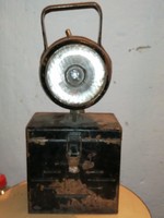 Antik akumulátoros,vasútas lámpa/bakter lámpa