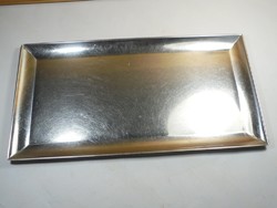 Retro old stainless steel inox acid-proof metal scale tray - from the 1980s
