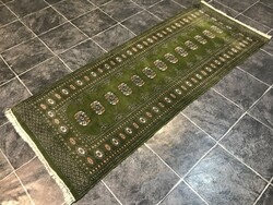 Bokhara - Pakistani hand-knotted wool Persian carpet, 80 x 210 cm