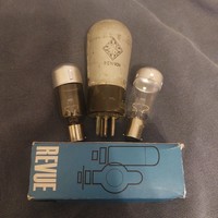 TELEFUNKEN REN 904 elektroncsö,1930-1940-ből,és Revue 2166 12V 100W BA15s  projektor vetítő lámpa
