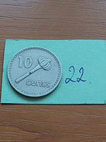 Fiji Fiji Islands 10 cents 1969 (h) throwing club 21