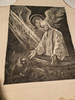 Let your will be done.....Antique etching !!!!