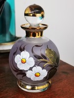 Floral perfume bottle