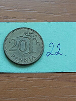 Finland 20 pennies 1979 k 22