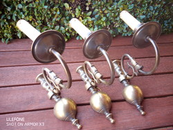 Flemish, copper wall arms for sale! The given price applies to all 3 pieces.
