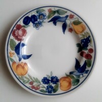 Angol porcelán, CHURCHILL 'boldogság kék madara' tányér