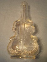 U14 italy double bass shape glass bottle rarity 200 ml gift for sale