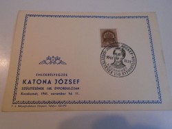 D192244 soldier József memorial card commemorative stamp goat 1941