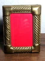 Old and thick copper picture frame