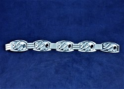 Luxurious, antique, silver bracelet, Swedish, ca. 1900!!!