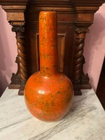 Retro orange vase