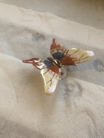 Iparművészeti kerámia pillangó Herendről