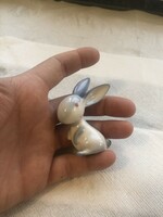 Aquincum art-deco bunny with aqua color