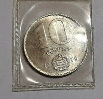 Fóliás forgalmi sorból bontott 10 Forint 1979 Unc.