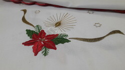 Christmas embroidered tablecloth (l3262)