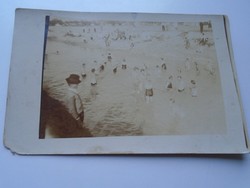 D192318 old photo Danube Bend? Beach ca 1910