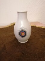 A vase with an archer logo from Hollóháza