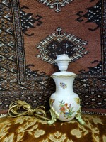 Porcelain lamp with Victoria pattern from Herend