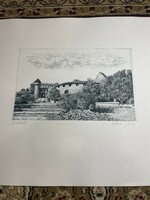 Molnár gabriella etching for sale!