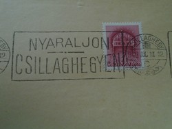 D192443  Alkalmi bélyegzés - Nyaraljon Csillaghegyen - Csillaghegy - 1942