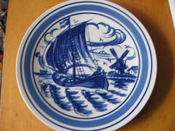 Seltmann weiden scharfeuer decor blue delft motif sea view wall decorative plate