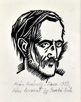 Béla Gy. Szabó (1905-1985): portrait of Károly Kós 1933