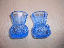 2 db Üveg ibolya váza -az ár a 2 db-ra vonatkozik.