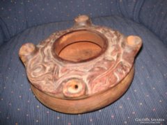 African wooden carved dish