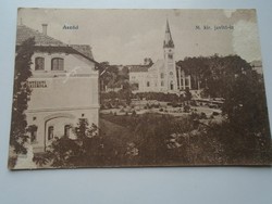 D192359 old postcard - asód - Hungarian Royal Correctional Institution 1920k damaged page