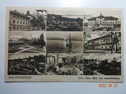 Old postcard: Balatonkenese - Russia. Comrade. Bizt. Int. Sanatorium (1941)