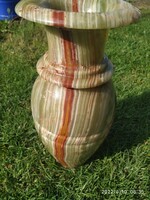 Márvány  váza eladó! Gyönyörű mintázatú váza