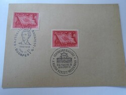 D192518  Alkalmi bélyegzés -Szabadságharc Centenáris kiállítás- Sajtókiállítás 1848-1948