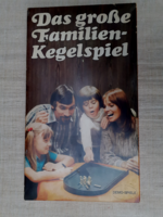 Retro well-maintained board game skill game with rules in German language