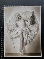 Régi Edith Denis nagyméretű női táncos fotó
